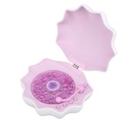 Fockety Conchiglia Speaker con Proiettore Onde Oceaniche, 6,69in, for | Luce notturna a conchiglia a LED, altoparlante Bluetooth portatile, decorazione della camera da letto, luce del proiettore