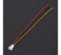 Fockety Connettori Ad Angolo JST 2 Pin/3 Pin Spina Maschio e Femmina con Fili Placcati di Stagno Set di 20 per gli Hobbisti Elettronici (3pin set maschile e femminile)
