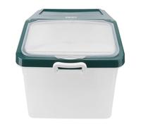 Fockety Contenitore per la Conservazione del Riso, Grande Dispenser di Riso Sigillato in PP da 25 Kg, Contenitore per Farina con Misurini, per cucinas, Cereali, Alimenti Secchi