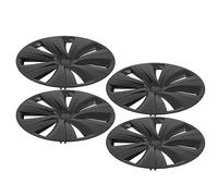 Fockety Coprimozzo Ruota 19 Pollici per Modello y Modello S, 4 Pezzi Coprimozzozza Zoprimozzozza Protezione Cerchione Antigraffio, Copriruota di Ricambio per (#1)