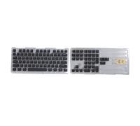 Fockety Copritasti Pbt a 113 Tasti, Set di Copritasti Personalizzati in Stile Minimalista, Personalizzati Universale per Tastiera Meccanica a 61/64/68/72/82/84/87/104/108 Tasti (BLACK)