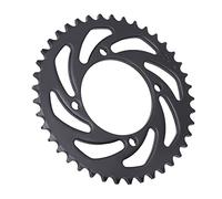 Fockety Corona 420 41 Denti 76mm, La Ruota Dentata della Catena del Motociclo in Acciaio Si Adatta alla Catena 420, Accessori per La Riparazione della Ruota Dentata Posteriore Nera per ATV