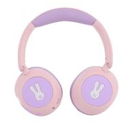 Fockety Cuffie Bluetooth per Bambini, Cuffie Wireless Bluetooth 6.0 con Luci LED Colorate e Microfono Integrato, Limite Volume da 85 a 103 DB, 25 Ore di Riproduzione, per Bambini (PINK)