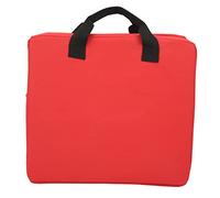 Fockety Cuscino per Sedile da Stadio Portatile, Sedia da Terra Imbottita Pieghevole per Esterni con Supporto per la Schiena e Tasca portaoggetti, Sedile per candeggina da Stadio Leggero(Rosso)