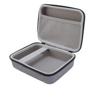 Fockety Custodia di Nebulizzatore Portatile, Sacchetto di Stoccaggio Impermeabile a Prova di Shock Eva Duro per Nebulizzatore a Rete Portatile, con Impugnatura in Silicone e Interno