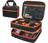 Fockety Custodia per il Trasporto, Adatto per il Tester di Uscita GFCI RT250 GFCI di Interruttore AC ET310, con Kit di Test Elettrica Multimetro a Doppio Livello