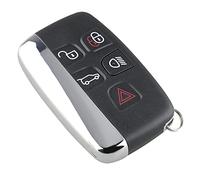 Fockety Custodia Portachiavi Adatta per Land Fit for Rover con 5 Pulsanti in Gomma, Guscio Chiave Solido e Durevole, per LR4, Range for Rover, Range