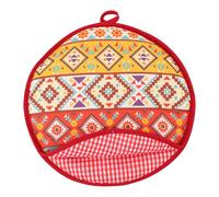 Fockety Custodia Scalda Tortilla, Borsa in Tessuto Isolata Adatta Al Microonde da 11,81 Pollici con Design Riutilizzabile Lavabile a Mano, Custodia per Tacos Naan Pizza Pane Colazione