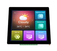 Fockety Display Touch Capacitivo da 4 Pollici, Touch Screen Capacitivo Dual Core, Supporto WiF i e BLE 5 a 2,4 GHz, Interfacce CAN, e I2C Integrate, Scheda di Sviluppo