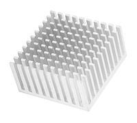 Fockety Dissipatore di Calore in Alluminio Stampato per la Dissipazione del Calore, Buona Fattura, per Scheda di Potenza PCB, Chip North e South Bridge, Set di 5 (SILVER)