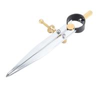 Fockety Divisore Ad Ala 6 Pollici, Calibri Divisori a Molla Regolabili con Serratura con Struttura in Ottone e Acciaio Al Carbonio, Strumento Bussola Disegno per la Lavorazione della