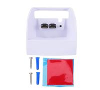 Fockety Docking Station Gigabit, Hub Ethernet a 4 Porte con 1 WAN 3 Porte LAN 10 100 1000 Mbps, Plug and Play Montabile a Parete per Mini Router Casa Campeggio Piccole Imprese