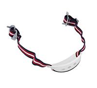 Fockety Elmetto Protettivo Sottogola Fascia Elastica Staccabile con Treccia per Casco Mascella Inferiore Bianca per Accessori Casco