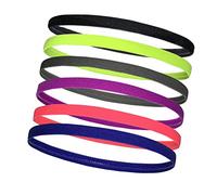 Fockety Fasce per Capelli Sportive Morbide Che Assorbono il Sudore 6 Pezzi, Fasce Sportive Elastiche per Uomini e Donne, Buona elasticità per lo Sport e L'esercizio Fisico