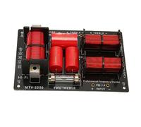 Fockety Filtro Crossover, 400W 3 Vie Hi Fi Alti Chiari e Bassi Potenziati Divisore Di Frequenza per Altoparlanti Scheda PCB Trasmissione Stabile Del Segnale per Diffusori per Diffusori