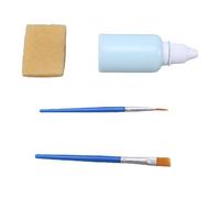 Fockety Fluido per Mascheratura per Acquerello, Fluido per Mascheratura Blu Ad Asciugatura Rapida da 30 Ml Easy Peel, Liquido per Artistica Ad Asciugatura Rapida con Pennelli e Gomma per Artisti e