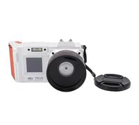Fockety Fotocamera Digitale, 4K 70MP 50X Zoom Telecamera di Registrazione Automatica per YouTube con WiFi, Doppio Schermo e Flash, Fotocamera da Viaggio Compatta Grandangolare (WHITE)