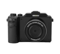 Fockety Fotocamera Digitale 5k per Fotografia, Fotocamera Vlogging WiFi HD 80MP per YouTube con Zoom Digitale 18x e Scremature Anti -sceneggiature, CampAct Portable Cameras (BLACK)