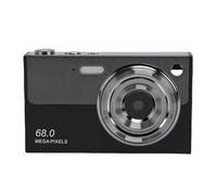 Fockety Fotocamera Digitale, Mini Fotocamera Digitale 4K da 68 MP HD con Zoom 16X e Messa a Fuoco Automatica a Doppio Obiettivo, Inquadra e Scatta con Schermo LCD da 2,8 Pollici, Ricarica USB,