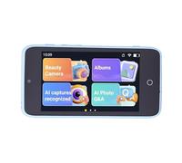 Fockety Fotocamera per Bambini AI, 2MP 5MP Doppia Lente Riconoscimento Oggetti Dialogo Vocale Schermo da 4 Pollici Fotocamera Digitale Lettore MP3 WIFI da 2,4 GHz Batteria da 16 GB 2000 (BLUE)