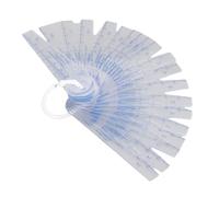 Fockety Ga Indice di Spessore in Plastica, Metrica 0,05-2 Mm, 20 Pale, Strumento di Misurazione Crepaccio 20 in 1, Indicatore di Spessore Plastica per L'industria Elettronica