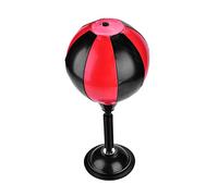 Fockety Giocattolo a Molla Resistente con Palla da Colpire da Tavolo, Sacco da Boxe con Superficie in PU Resistente per Adulti, Ottimo per Alleviare lo Stress Domestico