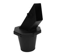 Fockety Grill Grease Secket, Perdite di Acciaio Pesante a Prova di Calore Resistenza a Gocciolamento Chiuso con 2 da 1,8 Litri, per Grill di Fossa z Recteq Fumatore in Legno Griglia