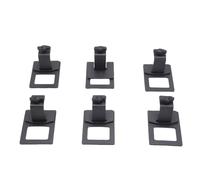 Fockety Guarnizione per Materasso Antiscivolo, Supporto per Materasso Regolabile da 6 Pezzi Fermo Scorrevole per Materasso in Metallo Pinza per Materasso Deflettore per Materasso Facile