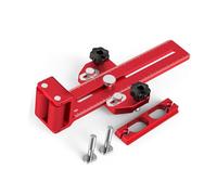 Fockety Guida per da Tavolo a Nastro con Cuscinetto a Rulli Unidirezionale per Scanalatura a T e U da 3/8x3/4 Pollici Scanalatura a T da 1/4x3/8 Pollici, Guida per Strappo Sottile