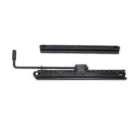 Fockety Guida Scorrevole per Sedili, Guida Scorrevole per Sedili 310 Mm, in Acciaio Laminato a Freddo Rivestito di Vernice Nera, Guida Scorrevole Manuale Regolabile per Sedili