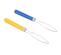 Fockety Helper a Bottone Helper Durevole in Acciaio Inossidabile e Plastica Pulsante Rapido per Kit di Cucito, Gancio da 2 Pc Portatili per la Sartoria