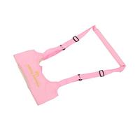 Fockety Imbracatura Passeggio per Bambini, Adatta Alla Pelle, Regolabile, Allevia il Mal di Schiena, Camminatore Portatile per Bambini, per i più Piccoli, Maglia di Cotone, 1 Pezzo (PINK)