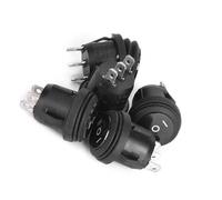 Fockety Interruttore a Bilanciere ON/OFF/ON a 3 Posizioni con Coperchio 5 Interruttori Applicabili per Auto e Motociclette