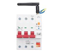 Fockety Interruttore Automatico Intelligente DI Wifi, Interruttore Automatico Miniaturizzizza 3p 63a, Telecomando DI App, Intelligente Ignifugo ZXB3 125W DI AC400V