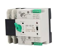 Fockety Interruttore di trasferimento automatico di potere doppio, commutatore doppio del generatore di potere di AC400V 100A 2P, interruttore di circuito elettronico della famiglia