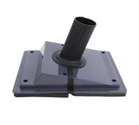 Fockety Kit di Copertura per Set di Penetrazione a Parete, Gomma ABS Grigia, Facile Installazione con Guarnizioni Morbide per Condizionatori Mini Split, Pompe di Calore, Sistemi Senza (4,5 cm/1,8