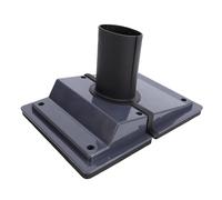 Fockety Kit di Copertura per Set di Penetrazione a Parete, Gomma ABS Grigia, Facile Installazione con Guarnizioni Morbide per Condizionatori Mini Split, Pompe di Calore, Sistemi Senza (6 cm/2,4