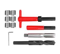 Fockety Kit di Riparazione del Filo della Chiave per Trapano Attorcigliato Durevole in Acciaio Inossidabile per la Comunicazione a Microonde Inserimento Filettato M16x2