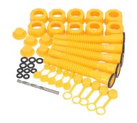 Fockety Kit di Sostituzione Bombola di Gas Flessibile Compatibilità Migliorata 5 Set di Sostituzione Bombola di Gas HDPE per Carburante 1 2 5 10 Galloni