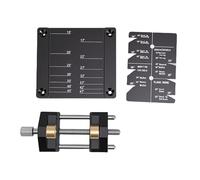 Fockety Kit per affilare scalpelli, guida per affilatura con dispositivo ad angolo regolabile e calibro angolare per scalpelli e pialle per la lavorazione del legno