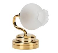 Fockety Lampada da Parete per Casa delle Bambole, Luci da Parete in Miniatura a Forma di Fiore Decorativo Realistico a LED 1:12, Accessori per Luci per Casa delle Bambole