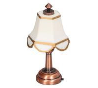 Fockety Lampada da Tavolo per Casa Delle Bambole in Miniatura Mini Luce A LED A BATIARIA con Interruttore On/Off, Accessori per Mobili per la Decorazione della Casa Dellle Bambole 1/12