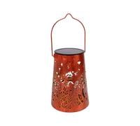 Fockety Lanterna Solare, Lampada Solare a Sospensione Vintage a LED in Ferro e Metallo con Cavo USB, Elegante Decorazione da Giardino 10,58 Oz, Regali per Esterno Cortile Patio Portico (volare)