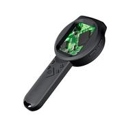 Fockety Lente d'ingrandimento con luce, lente d'ingrandimento digitale portatile USB con schermo IPS de 2,8", 2 MP 1000X, 15 luci LED integrate, microscopio per adulti e bambini