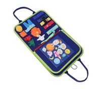 Fockety Libro di attività in Feltro, Sensory Board Educational Toy con Colori Vivaci per Bambini di età Compresa tra 0 e 6 Anni, Tessuto Morbido per Le abilità Motorie e Lo Storytell