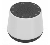 Fockety Macchina per il Rumore Bianco, Volume Regolabile 4 Timer Macchina per il Suono con Luce Notturna Jack per Cuffie da 3,5 Mm per Viaggi, Casa, Camera da Letto, Sonno, Privacy in (GRAY)