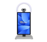 Fockety Macchina per lo streaming in diretta, 15,6 pollici 16 Plus 256G Dispositivo di trasmissione in diretta da tavolo Messa a fuoco automatica Telecamera multipla Lavagna (Spina