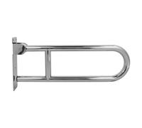 Fockety Maniglione per Disabili, Maniglione per Wc Ribaltabile in Acciaio Inossidabile da 23,6 Pollici, Corrimano di Sicurezza per Doccia un Parete per Anziani, Disabili, Incinte