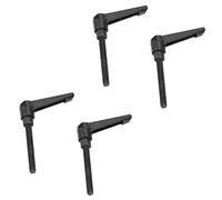 Fockety MANUSI DELLA FILE MASCHIO REGOLABILE REGOLA DURANTE MOTO DI FISSAGGIO DI ZINCILE PER MACHETTRUM, ATTREZZATURA DI IMBACKING, 4 PCS (Lunghezza della vite 50mm)