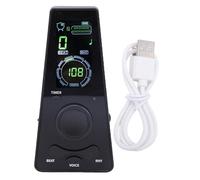 Fockety Metronomo Digitale, Metronomo Elettronico con 40-208 BPM Tap Tempo 9 modalità Ritmo Display LED Modalità Voce Timer, per Pianoforte Chitarra Violino Batteria e Tutti gli